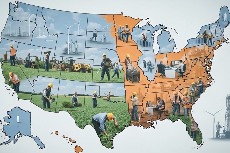 The 8 Hardest-Working States in the US and the 8 Least Hard-Working States